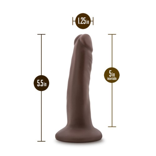 Dildo Realista Dr. Skin Plus de 5 Pulgadas con Base de Succión