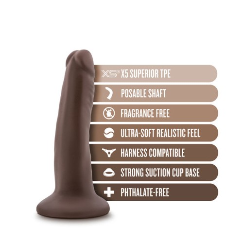 Dildo Realista Dr. Skin Plus de 5 Pulgadas con Base de Succión