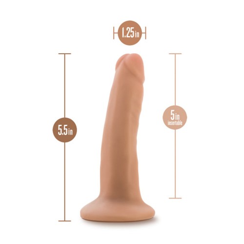 Dildo Realista de 5 in. Triple Densidad Dr. Skin Plus