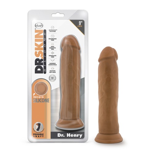 Dildo Posable Realista Dr. Henry 9 pulgadas Beige