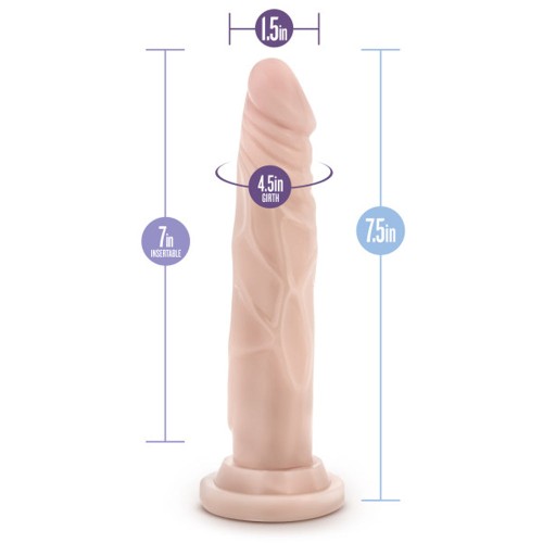 Dildo Realista Dr. Carter de 7 pulgadas con Base de Succión