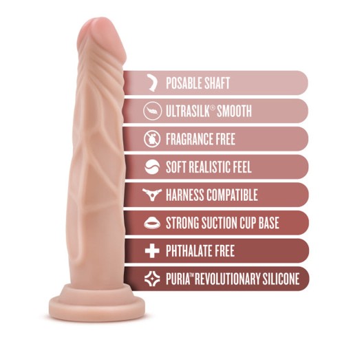 Dildo Realista Dr. Carter de 7 pulgadas con Base de Succión