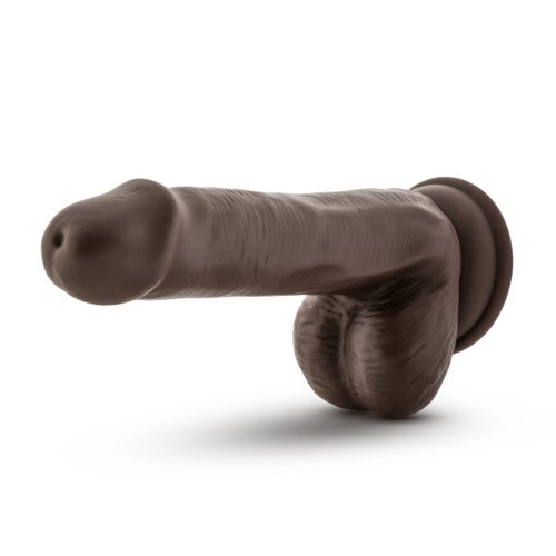 Dr. Skin Double-Sided 6in Posable Dildo with Balls for Realistic Pleasure