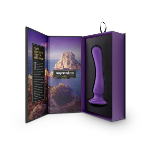 Dildo Vibrador de Silicona Impressions Ibiza Ciruela