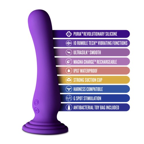 Dildo Vibrador de Silicona Impressions Ibiza Ciruela