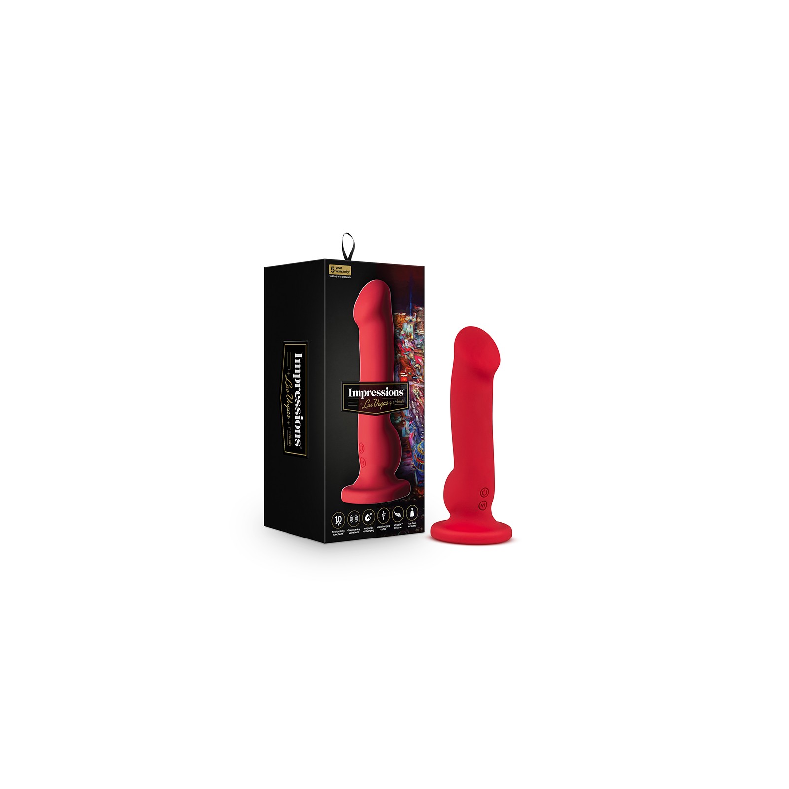 Impressions Las Vegas Vibrador de Silicona Recargable