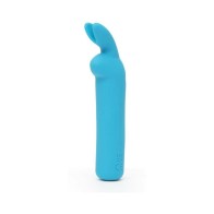 Vibrador Bullet de Silicona Recargable con Orejas Happy Rabbit Azul - Placer Específico