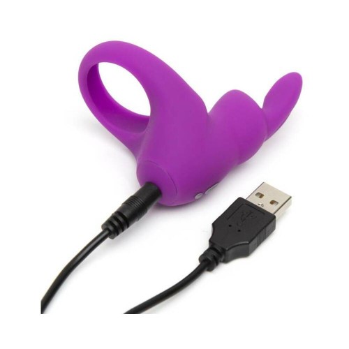 Happy Rabbit Rechargeable Cockring with Ears - Shared Stimulation