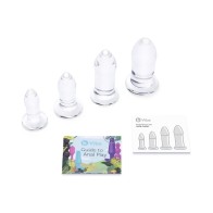 b-Vibe 4-Piece Glass Anal Dilators Set