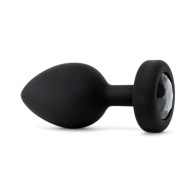 b-Vibe Plug Anal Vibrante Control Remoto Diamante Negro XXL