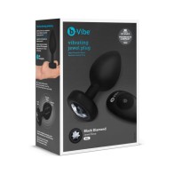 b-Vibe Vibrating Jewel Remote-Controlled Anal Plug Black Diamond XXL