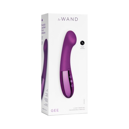 Vibrador G-Spot Le Wand Gee Cereza Oscura