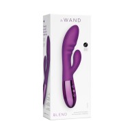 Vibrador Conejito Recargable Le Wand Blend Cereza Oscura Experiencia Placer