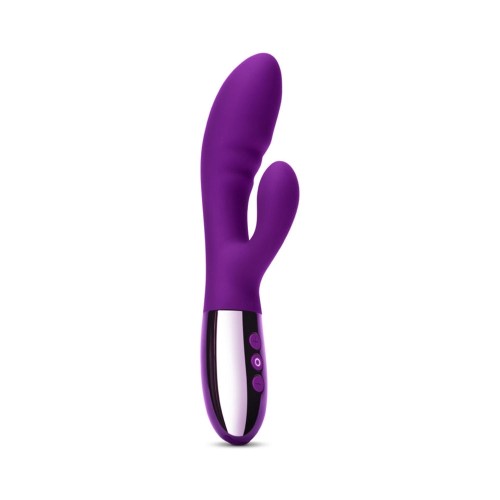 Le Wand Blend Rechargeable Rabbit Vibrator Dark Cherry Experience Pleasure