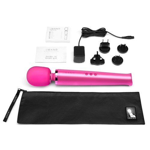 Le Wand Masajeador Vibratorio Recargable Magenta