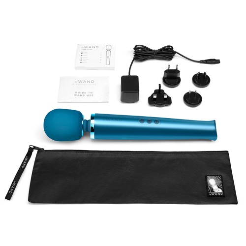 Le Wand Massager Vibrador Recargable Azul Pacífico - Sensación Intensa