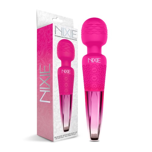 Nixie Rechargeable Wand Massager Pink Ombre - Powerful Vibration