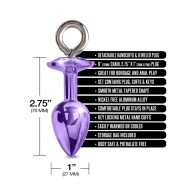 Nixie Metal Butt Plug & Furry Handcuff Set