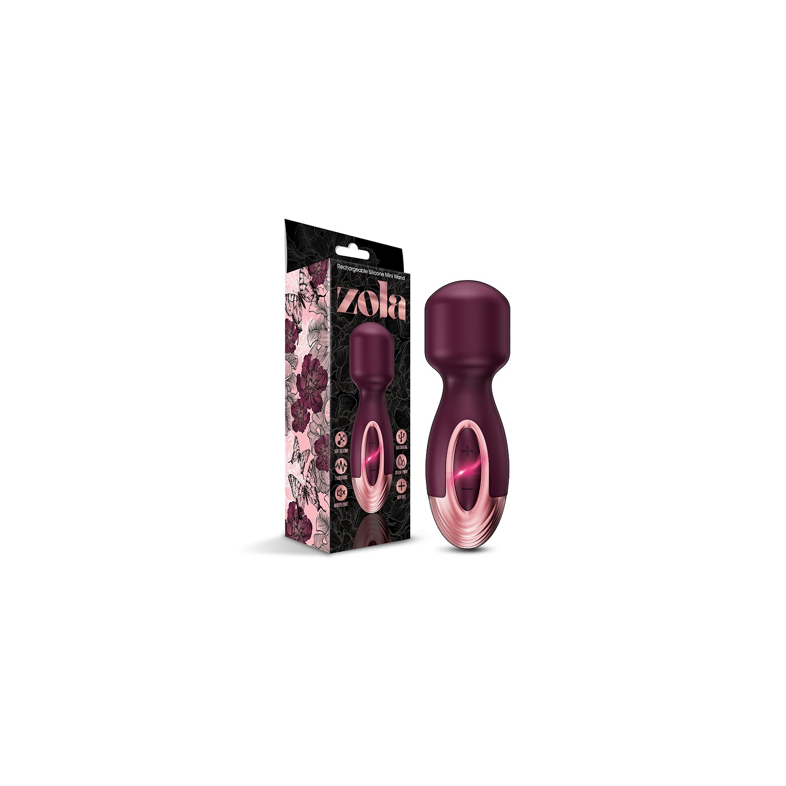 Zola Rechargeable Silicone Mini Wand