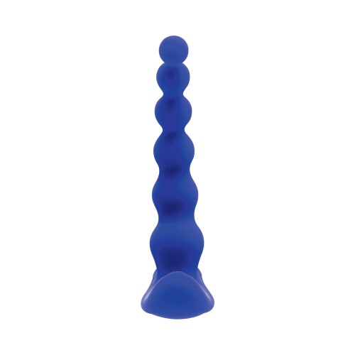 Gender X Beaded Pleasure Probe Vibrator Blue