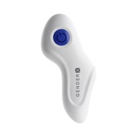 Gender X Beaded Pleasure Probe Vibrator Blue