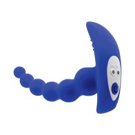 Vibrador de Placer con Perlas Gender X Azul