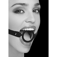 Ouch! Silicone Ring Gag with Leather Straps