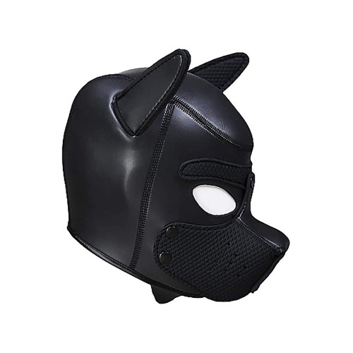 Ouch! Puppy Play Neoprene Puppy Hood Black