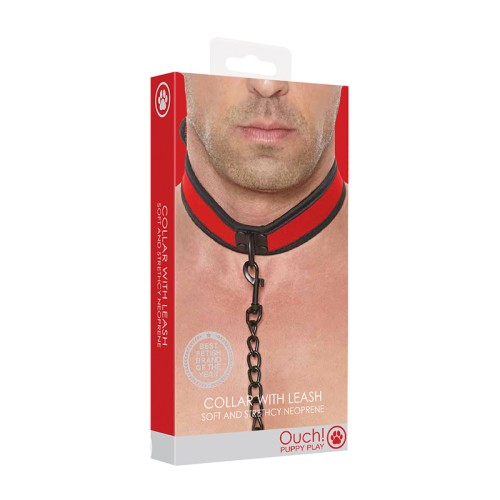 Collar Neopreno Puppy Play con Correa