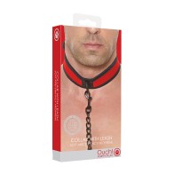 Ouch! Puppy Play Neoprene Collar With Leash