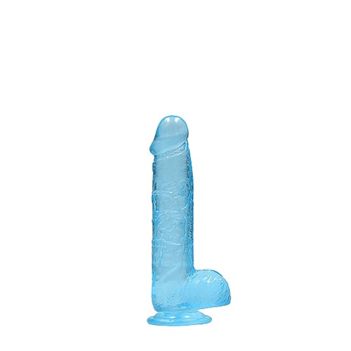 RealRock Crystal Clear Realistic Dildo with Balls