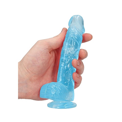 RealRock Crystal Clear Realistic Dildo with Balls