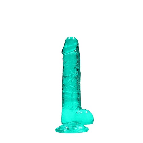 RealRock Crystal Clear 7 in. Realistic Dildo with Balls