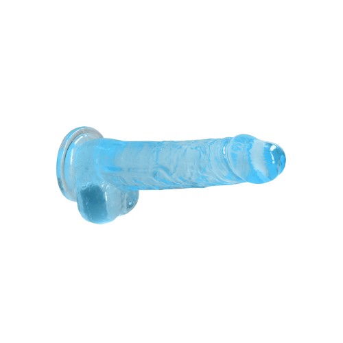 Crystal Clear 8-Inch Realistic Suction Cup Dildo