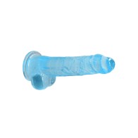 Crystal Clear 8-Inch Realistic Suction Cup Dildo