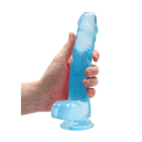 Dildo Realista Crystal Clear de 8 Pulgadas con Ventosa