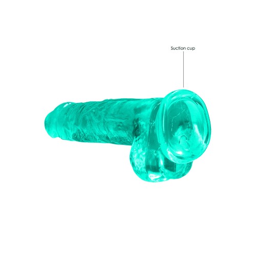 RealRock Crystal Clear Dildo 8 in.