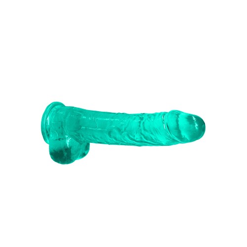 RealRock Crystal Clear Realistic Dildo with Balls