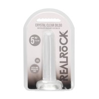 Dildo RealRock Cristal Claro 5 in.