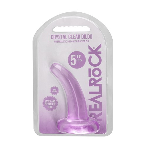 Dildo de Cristal Claro RealRock - Placer Versátil