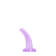 Dildo de Cristal Claro RealRock - Placer Versátil