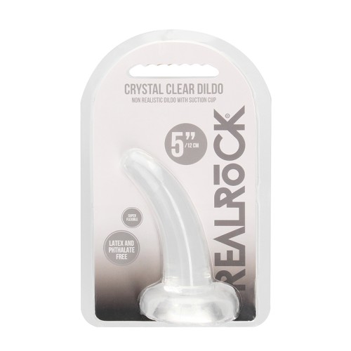 Dildo Curvado Crystal Clear para Placer Máximo