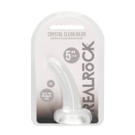 Dildo Curvado Crystal Clear para Placer Máximo