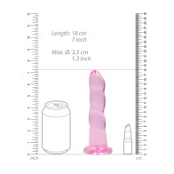 RealRock Crystal Clear Dildo with Suction Cup