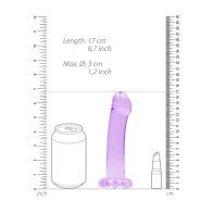 RealRock Crystal Clear Dildo with Suction for Versatile Use