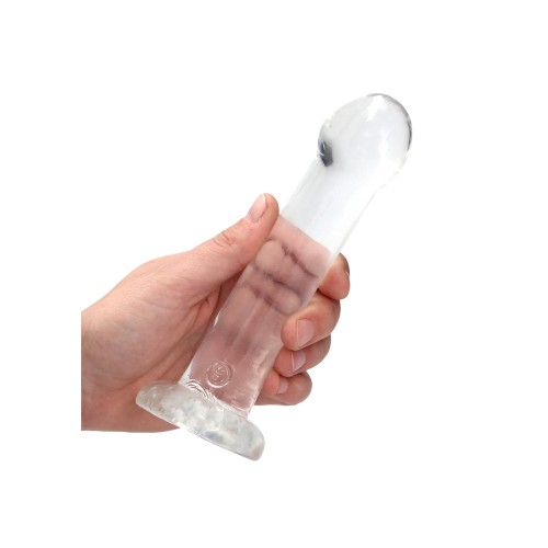 RealRock Crystal Clear Dildo with Suction Cup for Pleasure