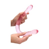 RealRock Crystal Clear Double Dildo - Perfect for Shared Pleasure