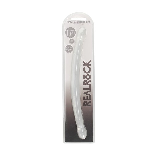 RealRock Crystal Clear Double Dildo