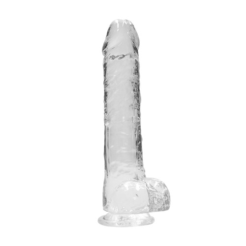 RealRock Crystal Clear 10-Inch Dildo with Suction Cup