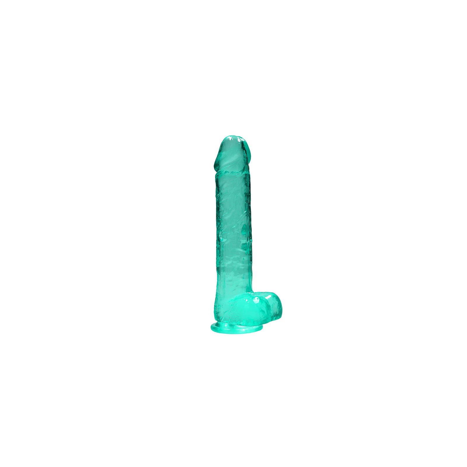 RealRock Crystal Clear Dildo with Suction Cup